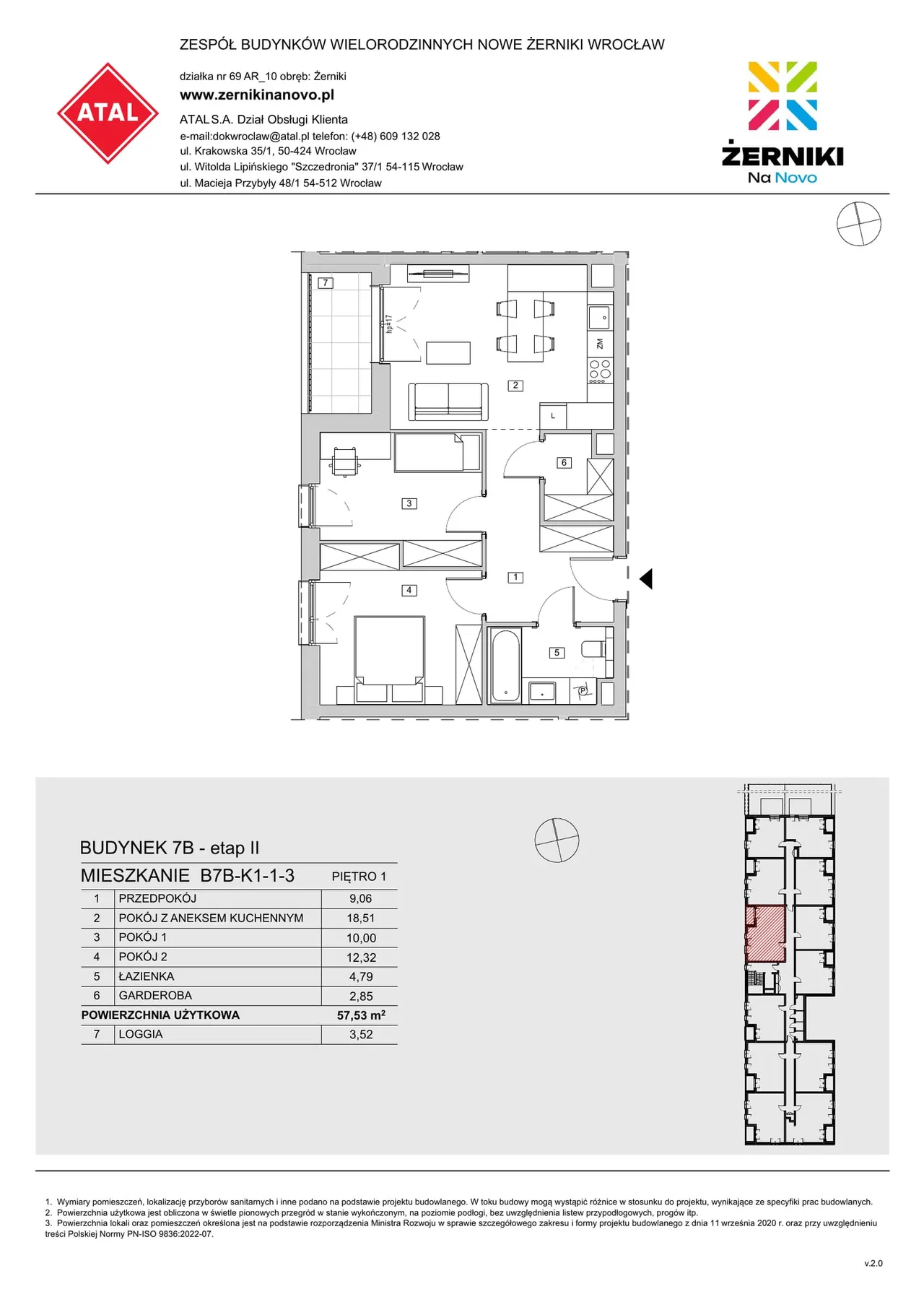 Unit B7B-K1-1-3 — Al. Architektów