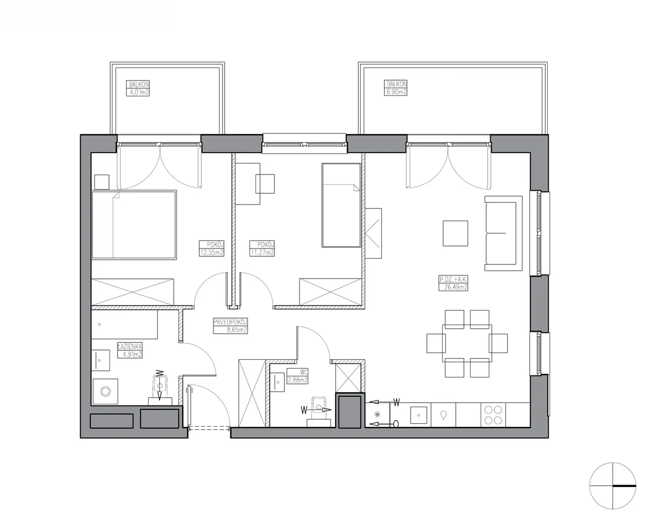 Лот KR5/A/6/3 — Apartamenty Krakowska