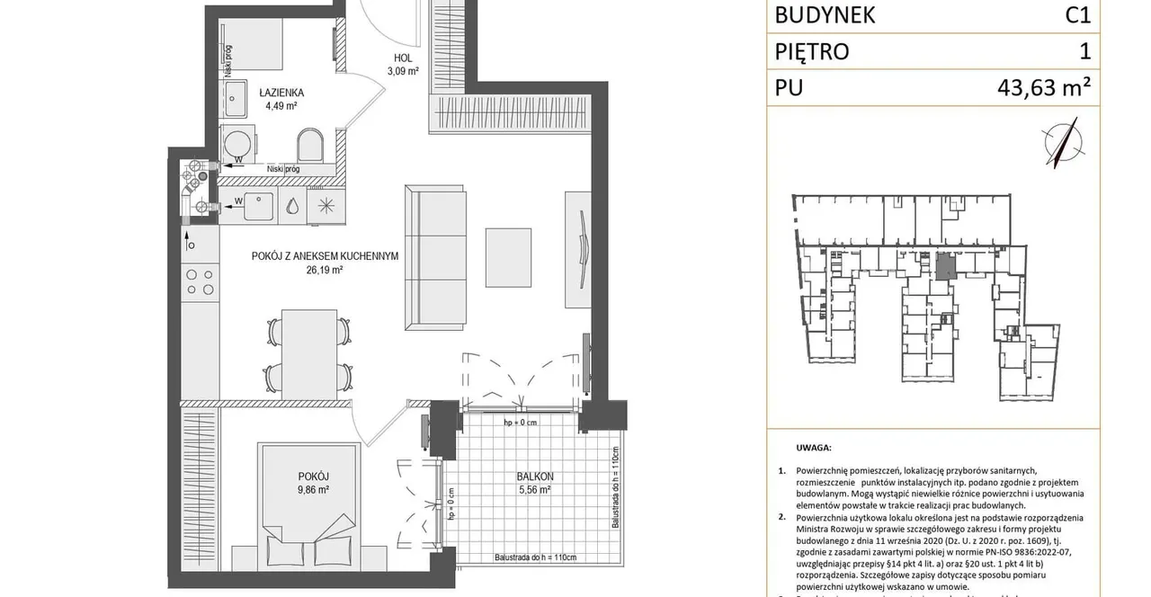 Лот ZAJEZDNIA MOTŁAWA_1_2_C1_MK_56 — Kurza 1-8