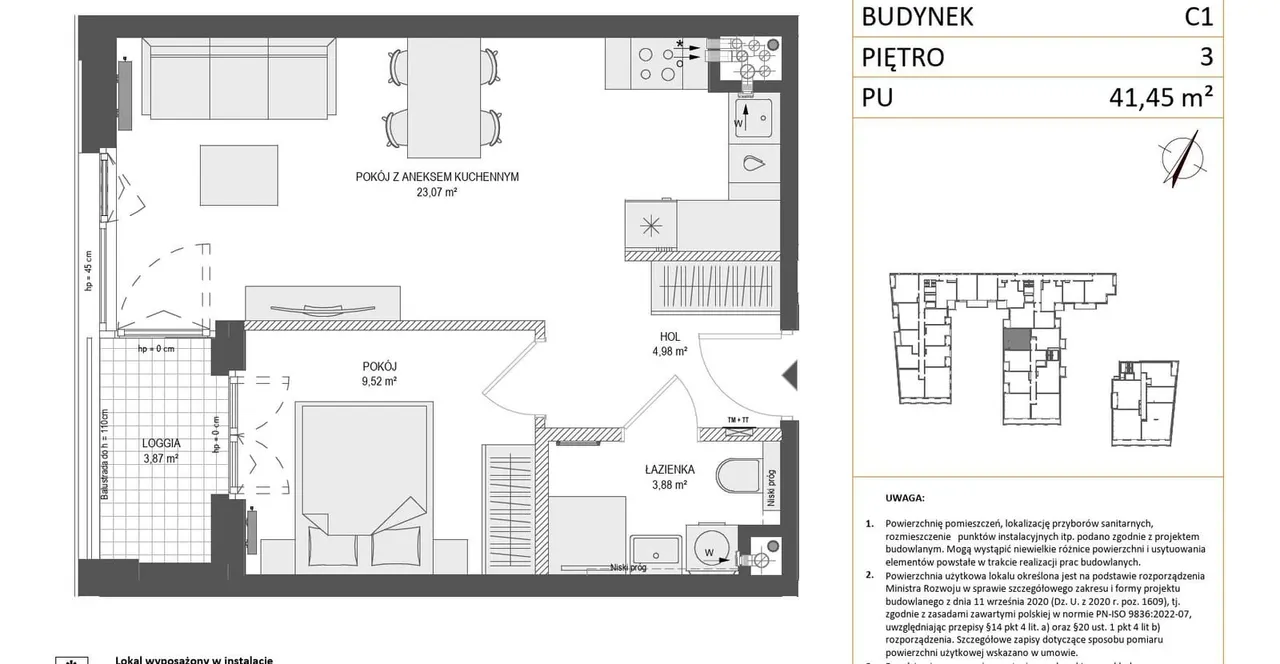 Лот ZAJEZDNIA MOTŁAWA_1_2_C1_MK_106 — Kurza 1-8