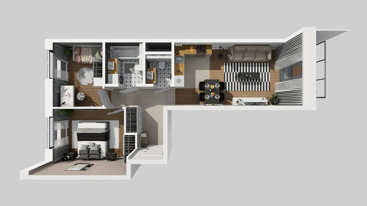 Лот APARTAMENTY BEETHOVENA_1_1_B_MK_8 — Józefa Piusa Dziekońskiego