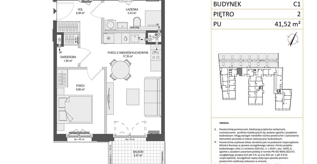 Лот ZAJEZDNIA MOTŁAWA_1_2_C1_MK_24 — Kurza 1-8