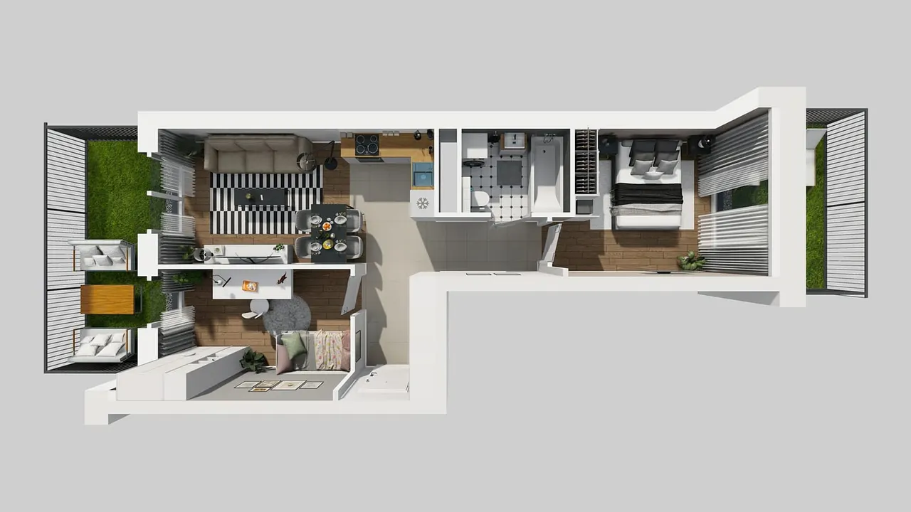 Unit APARTAMENTY PARK MATECZNEGO_2_2_H_MK_31 — Rydlówka