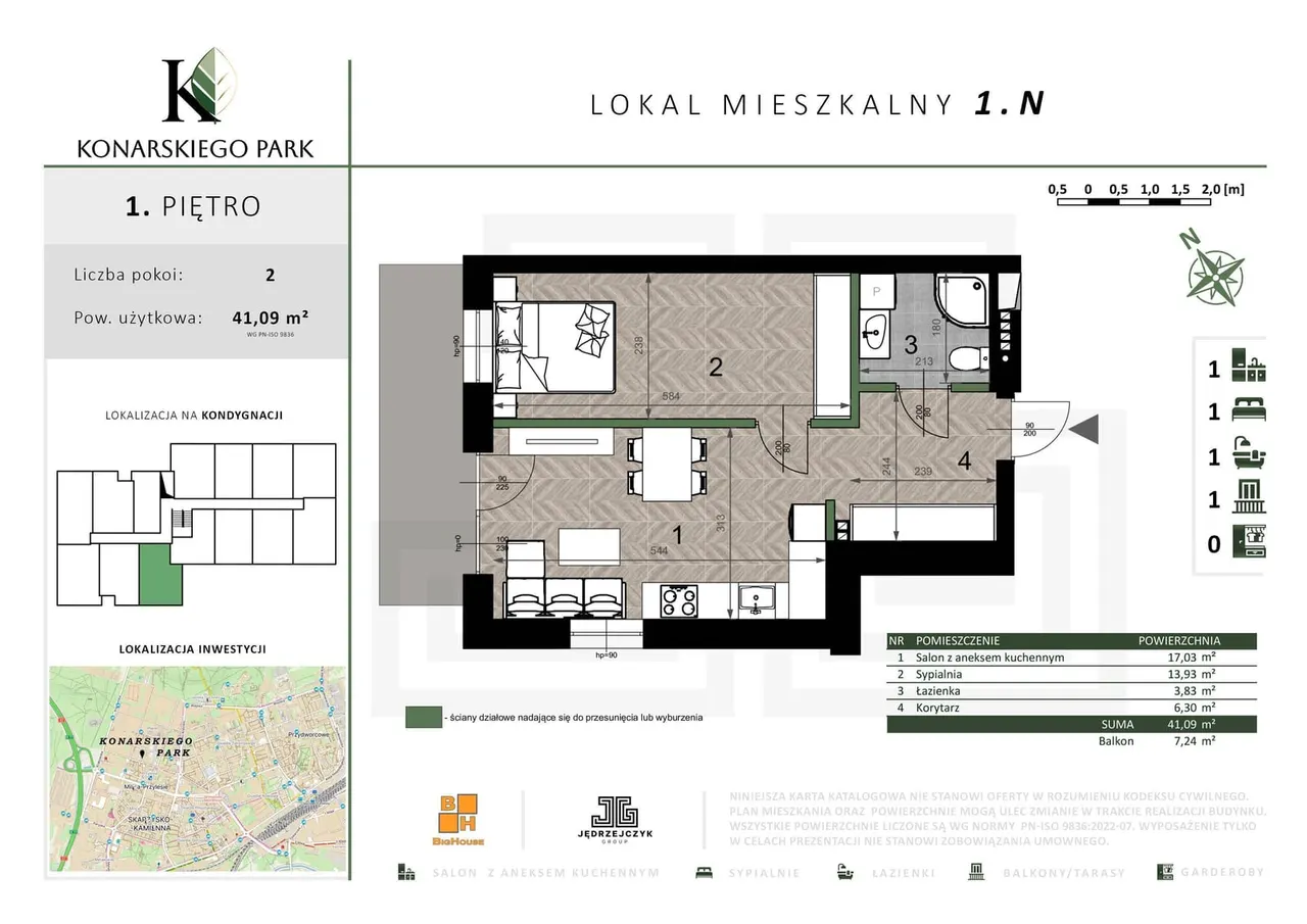 Лот 1.N — ul. Konarskiego dz. nr ew.: 17/10, 27, 28 obr. 0003
