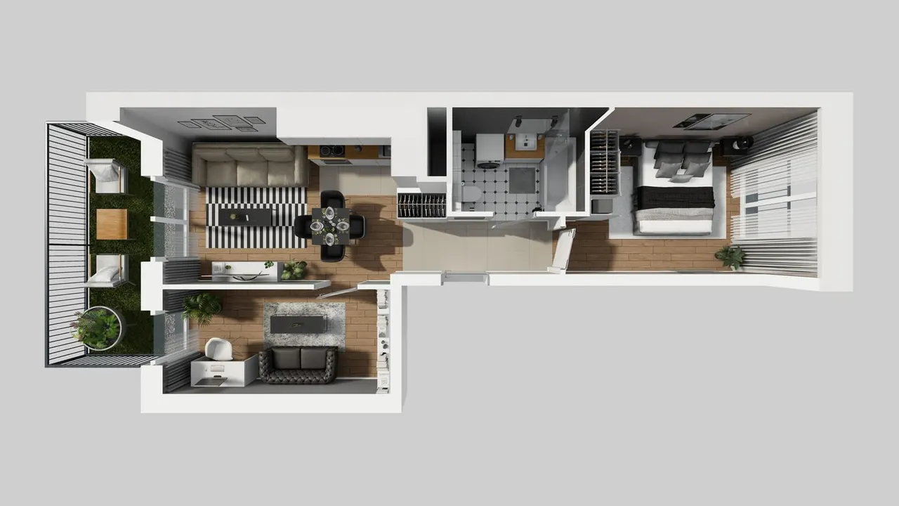 Лот APARTAMENTY PARK MATECZNEGO_2_1_F_MK_15 — Rydlówka