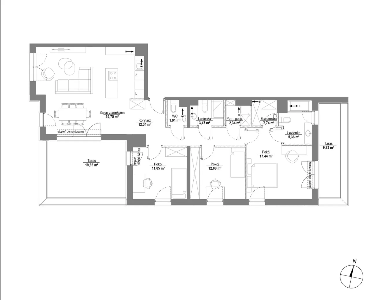 Lokal 3M01 — Piątkowo Residence