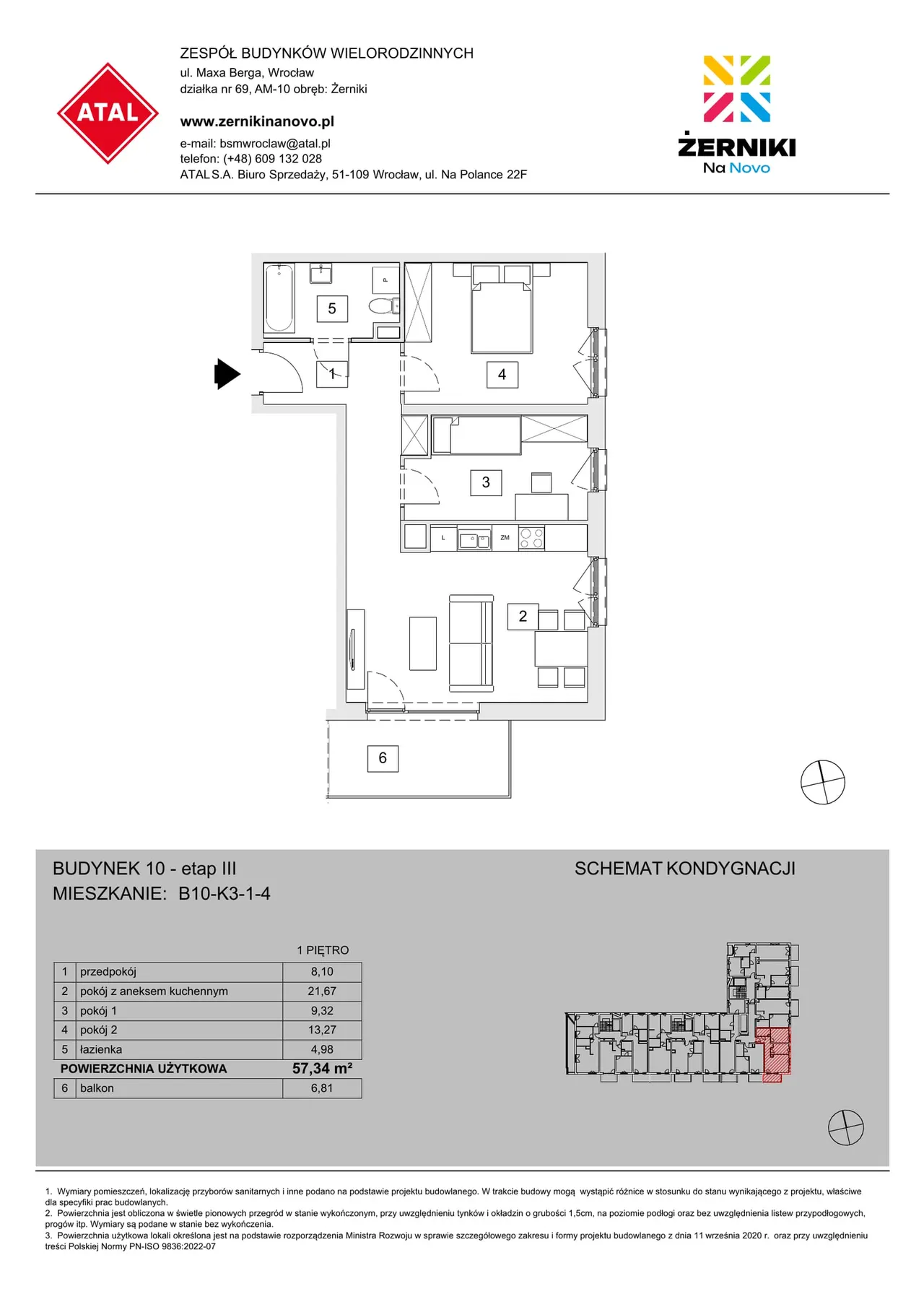 Unit B10-K3-1-4 — W. Lipińskiego oraz M. Berga