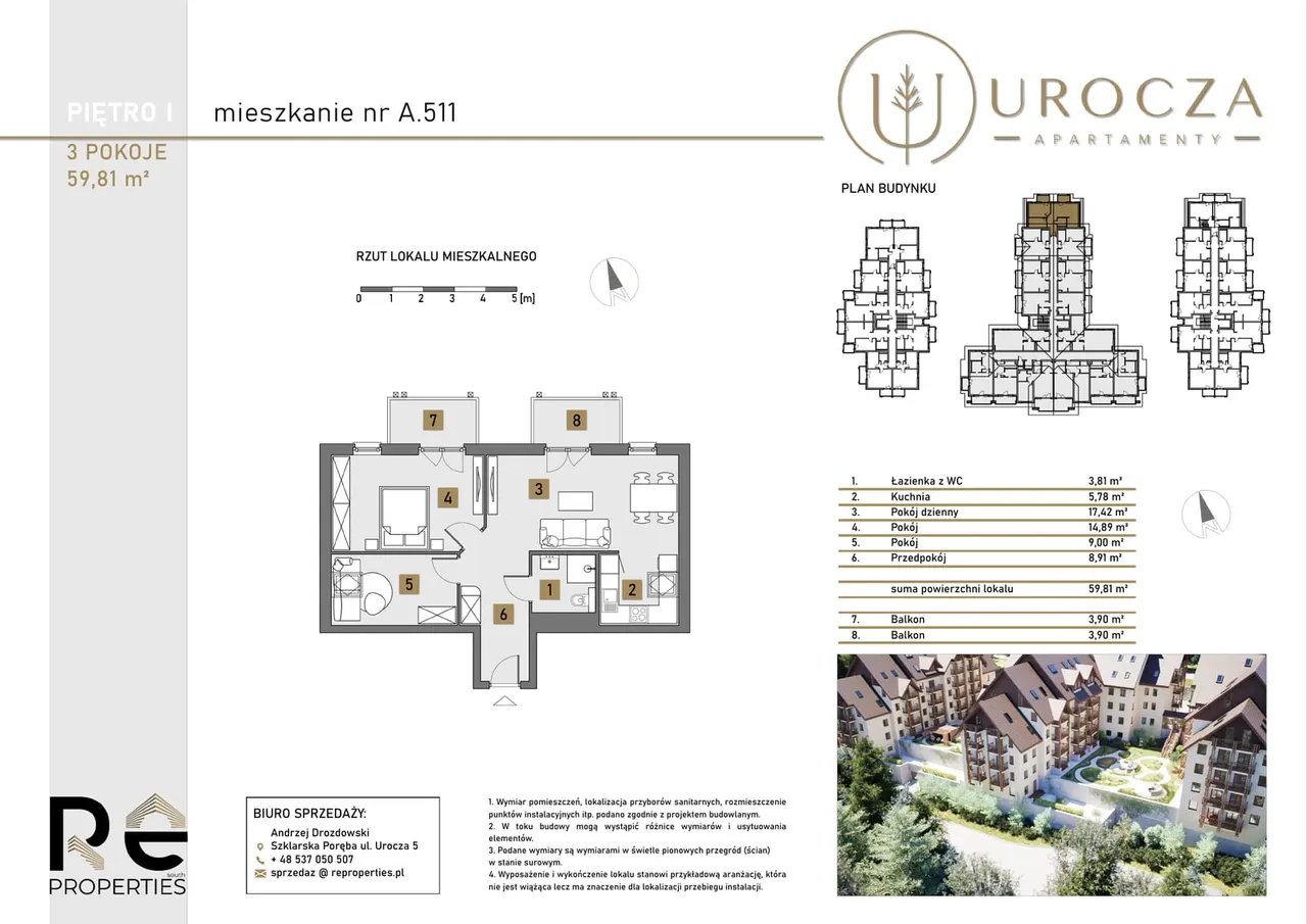 Lokal A511 — Urocza Apartamenty