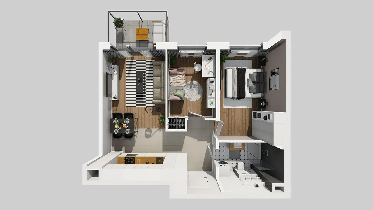 Unit APARTAMENTY BEETHOVENA_1_1_A_MK_34 — Józefa Piusa Dziekońskiego
