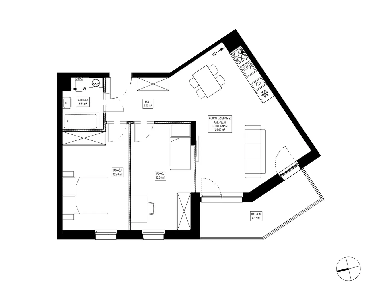 Лот OK3/B/1/2 — Osiedle Kameralne