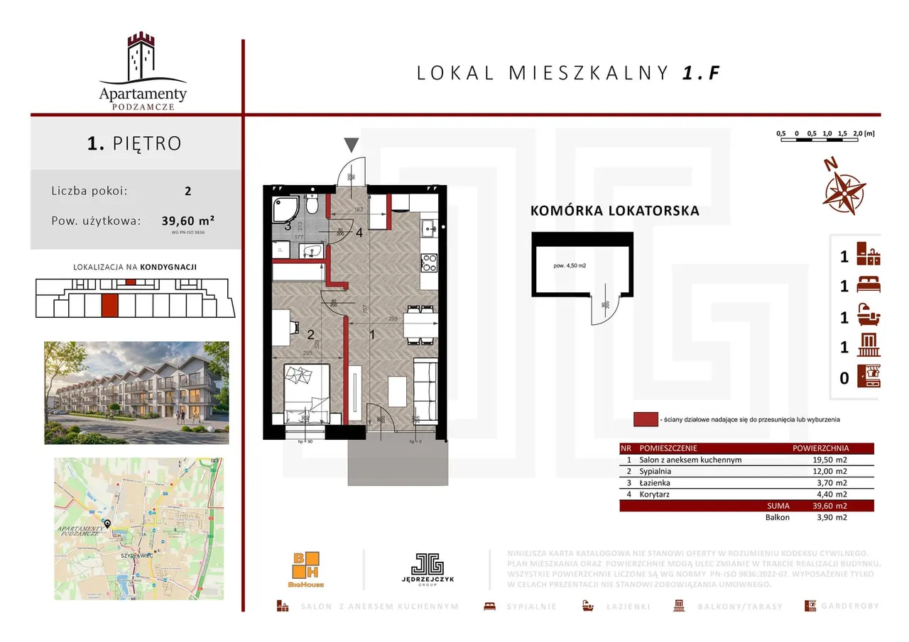 Lokal 1.F — Józefa Longina Sowińskiego Dz