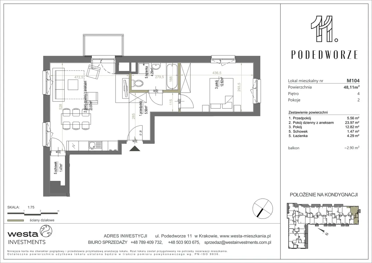 Lokal 1/104 — Podedworze 13