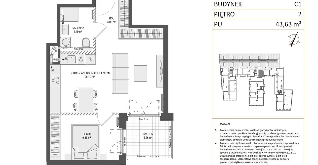 Лот ZAJEZDNIA MOTŁAWA_1_2_C1_MK_63 — Kurza 1-8