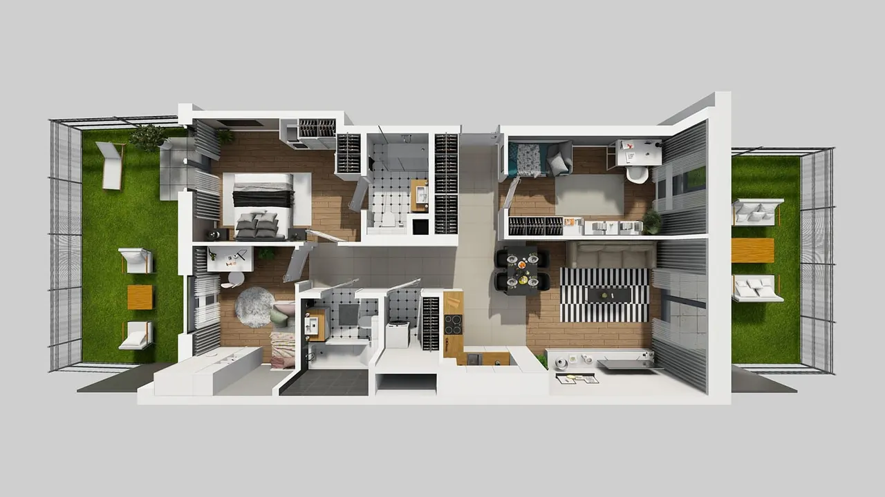 Лот APARTAMENTY BEETHOVENA_1_1_B_MK_91 — Józefa Piusa Dziekońskiego