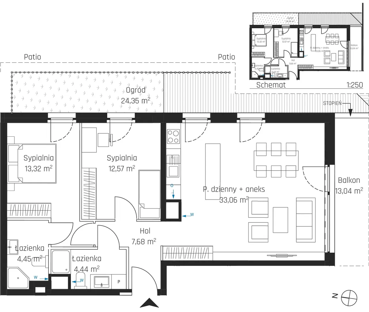 Лот 1M01 — Nadmotławie Apartments