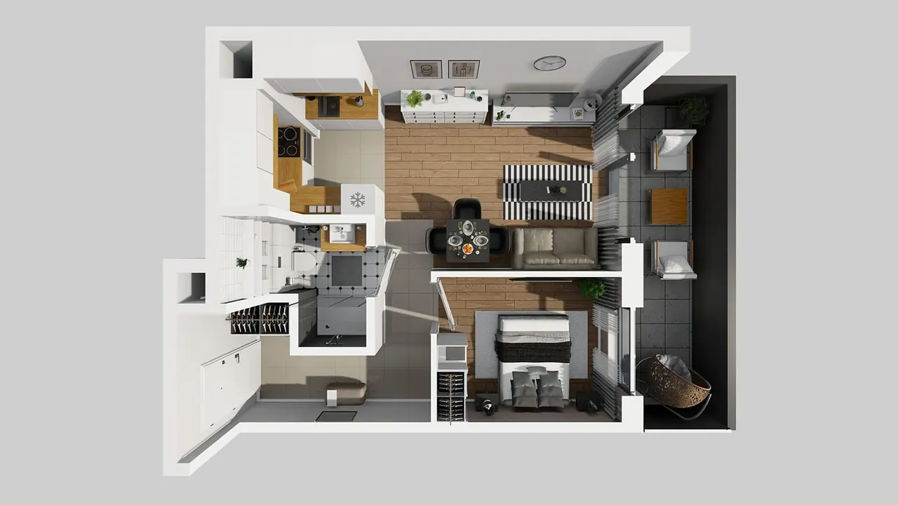 Unit APARTAMENTY BEETHOVENA_1_1_A_MK_28 — Józefa Piusa Dziekońskiego