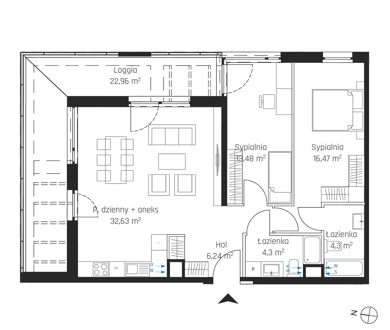 Лот 6M23 — Nadmotławie Apartments