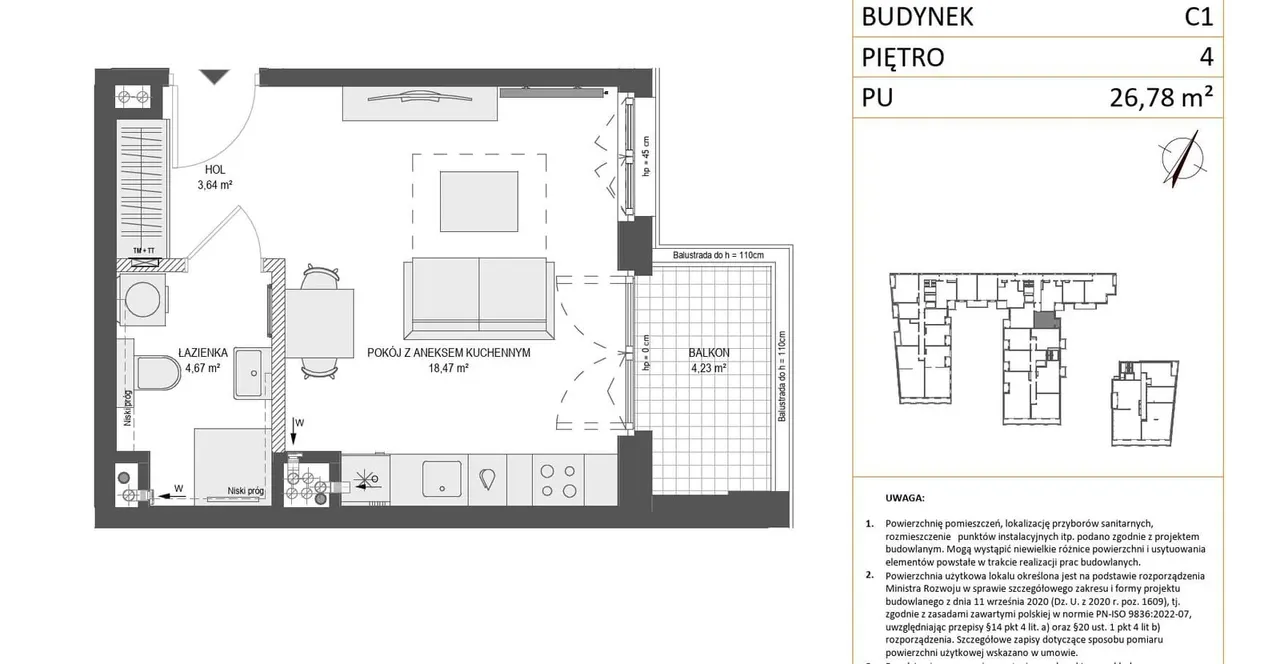 Лот ZAJEZDNIA MOTŁAWA_1_2_C1_MK_78 — Kurza 1-8