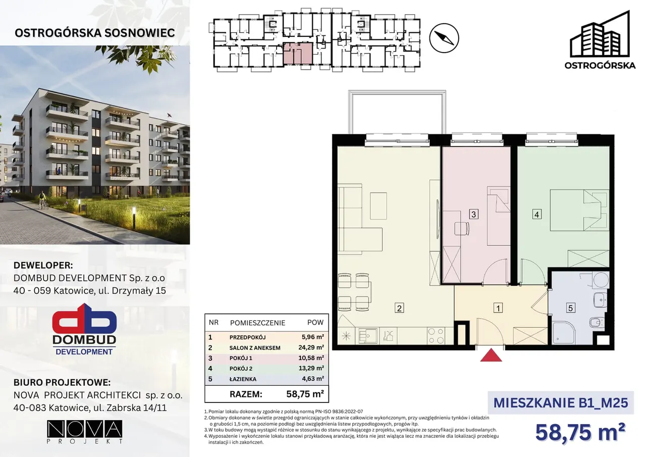 Lokal B1_M25 — Sosnowiec ul. Ostrogórska