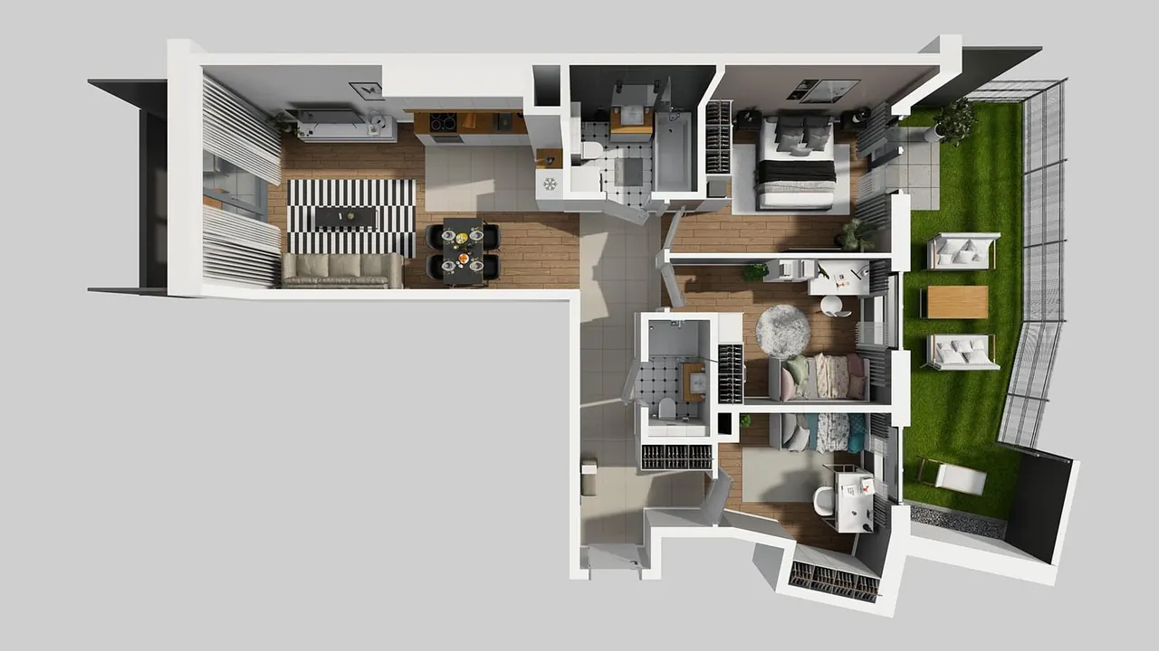 Unit APARTAMENTY BEETHOVENA_1_1_A_MK_49 — Józefa Piusa Dziekońskiego