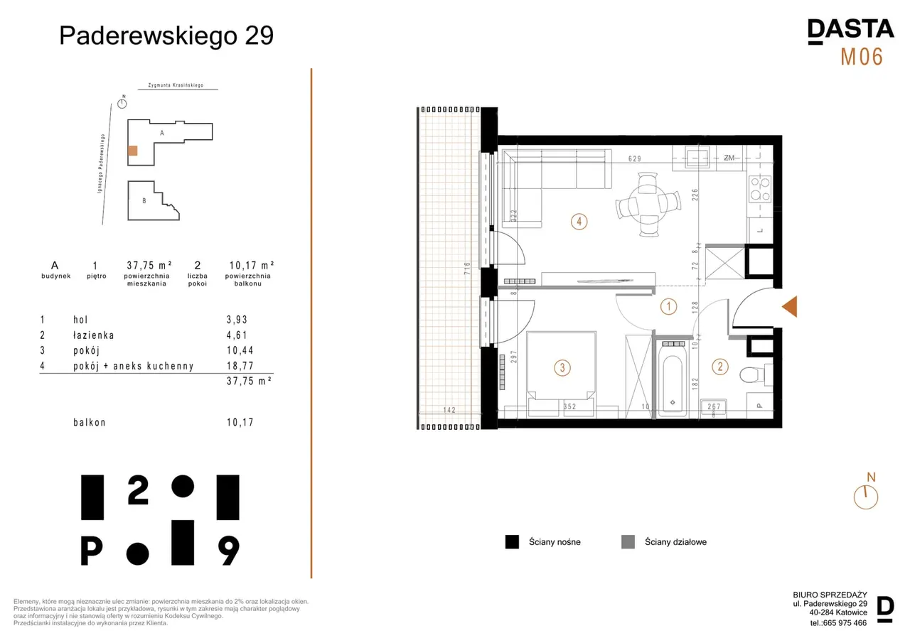 Unit A/M06 — Panorama 3 Stawy ul. Pułaskiego 23