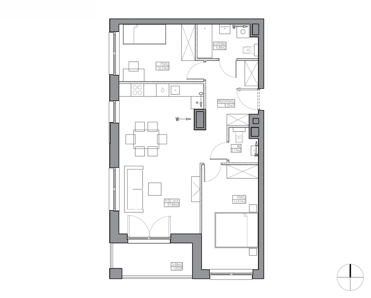 Лот KR5/B/3/2 — Apartamenty Krakowska