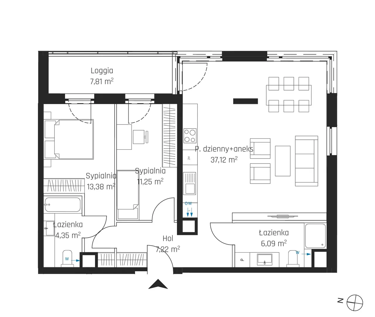 Лот 4M32 — Nadmotławie Apartments