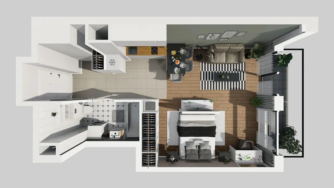 Лот APARTAMENTY GRZYBOWSKA 11_1_1_A_MK_167 — Grzybowska 11