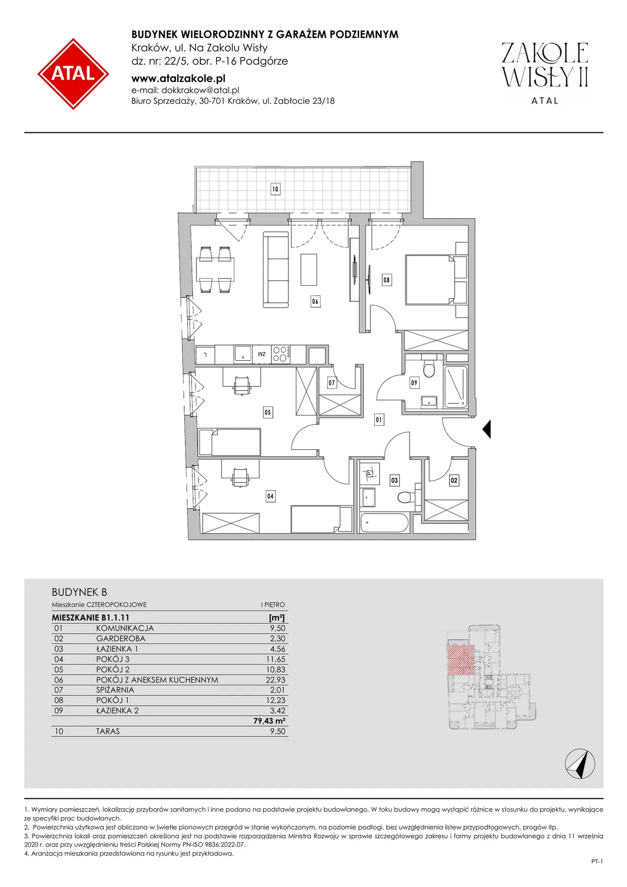 Unit B1.1.11 — ul. Na Zakolu Wisły