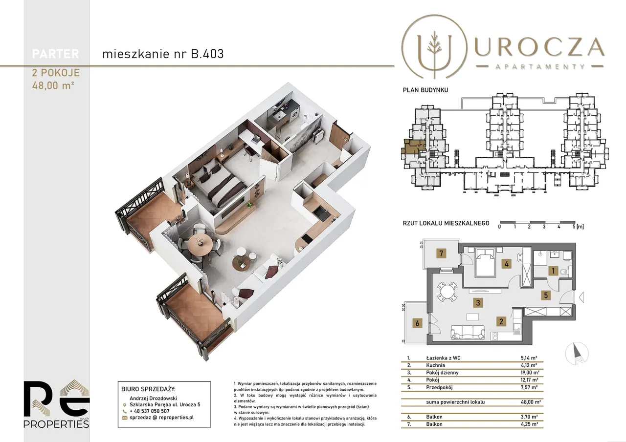 Lokal A614 — Urocza Apartamenty