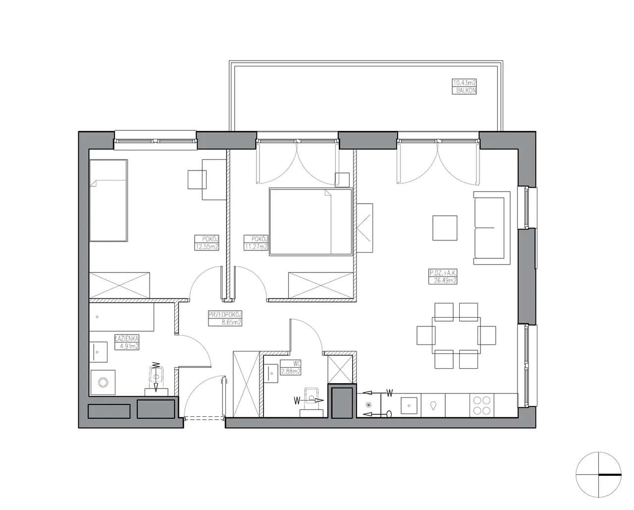 Лот KR5/A/5/3 — Apartamenty Krakowska
