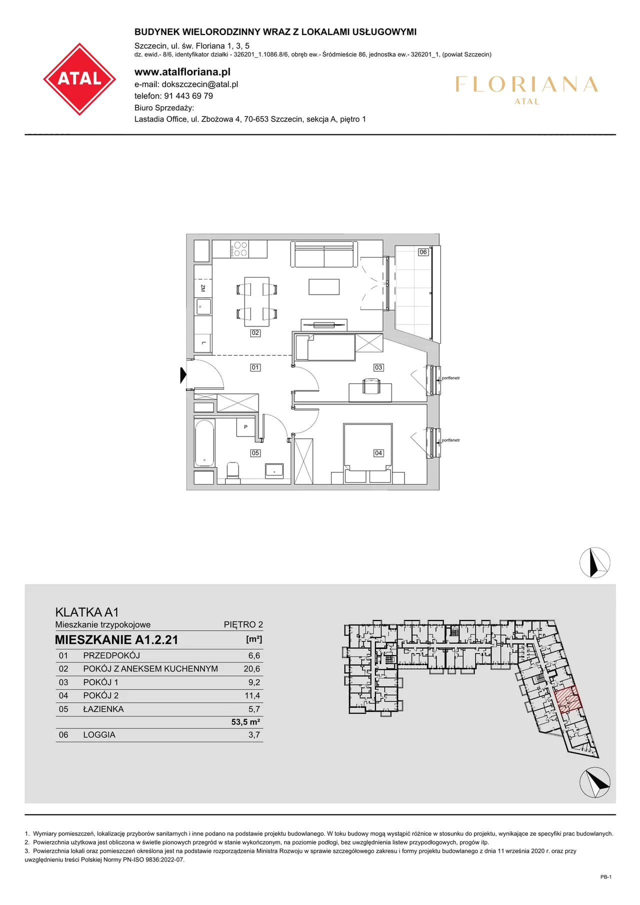 Unit A1.2.21 — św Floriana 1, 3, 5