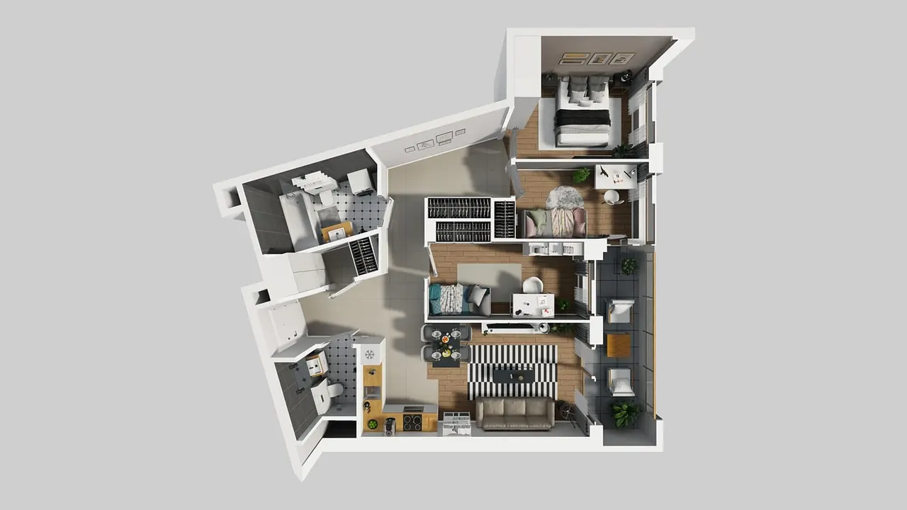 Unit APARTAMENTY METRO WILANOWSKA_1_1_A_MK_152 — APARTAMENTY METRO WILANOWSKA