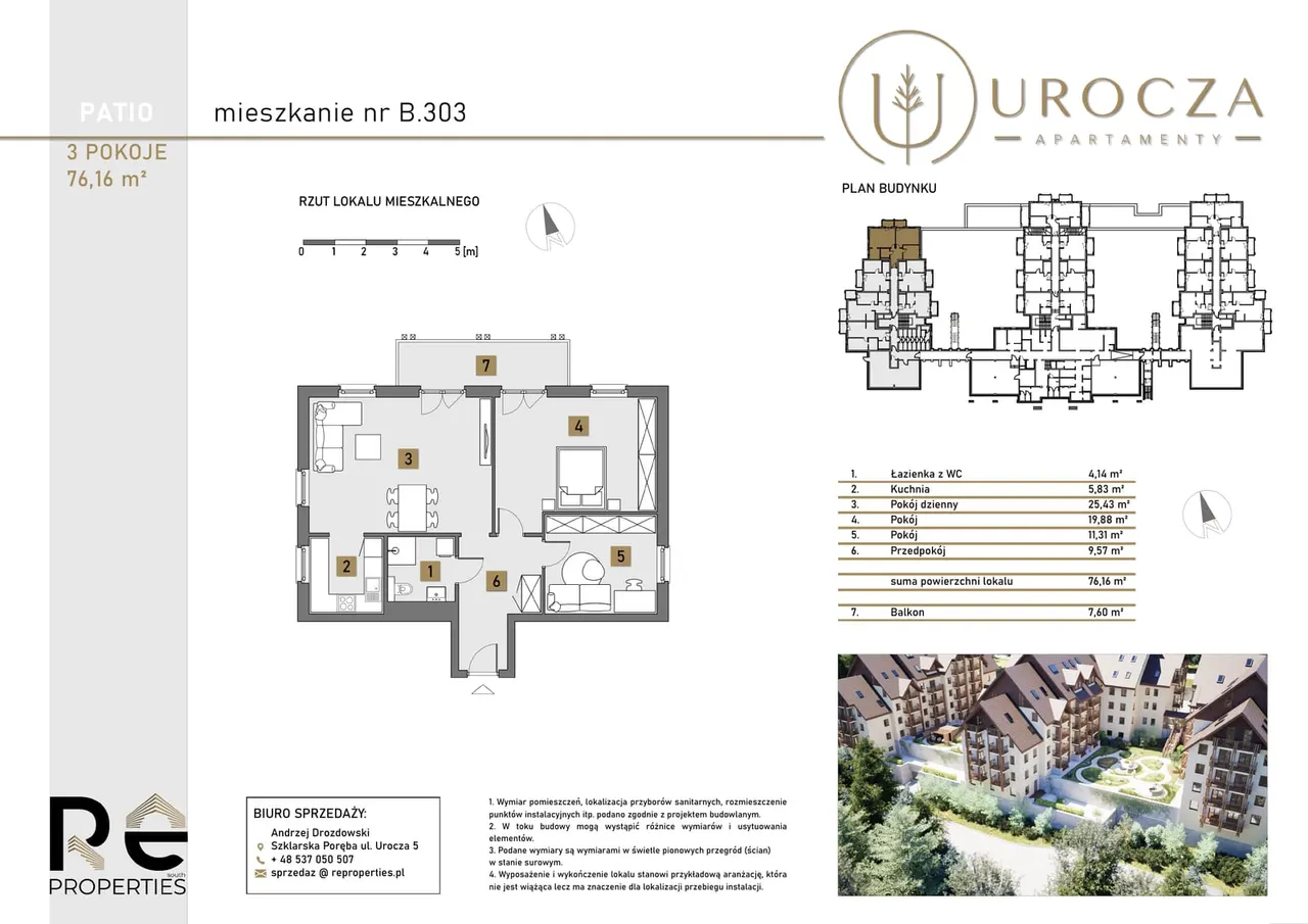 Lokal B303 — Urocza Apartamenty