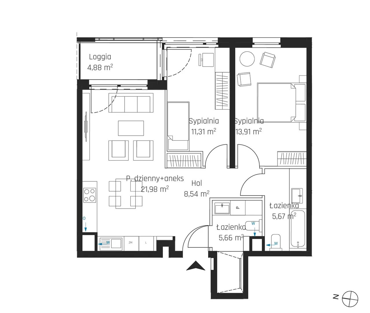 Лот 3M27 — Nadmotławie Apartments