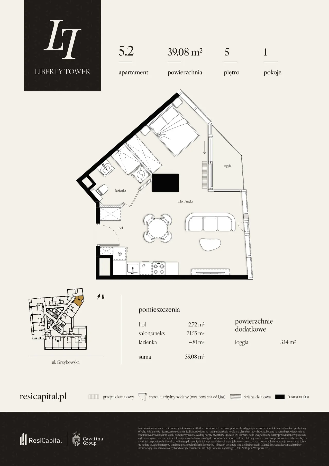 Lokal 1/5.2 — Liberty Tower