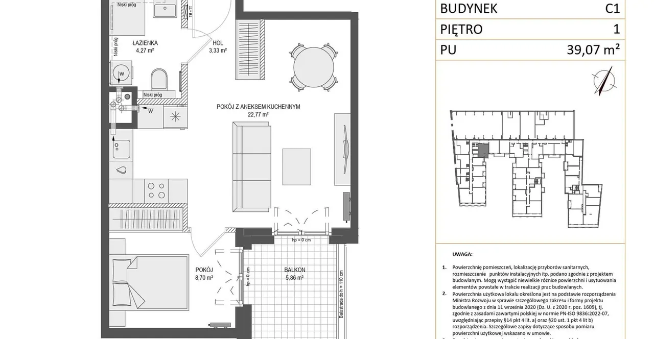 Лот ZAJEZDNIA MOTŁAWA_1_2_C1_MK_14 — Kurza 1-8