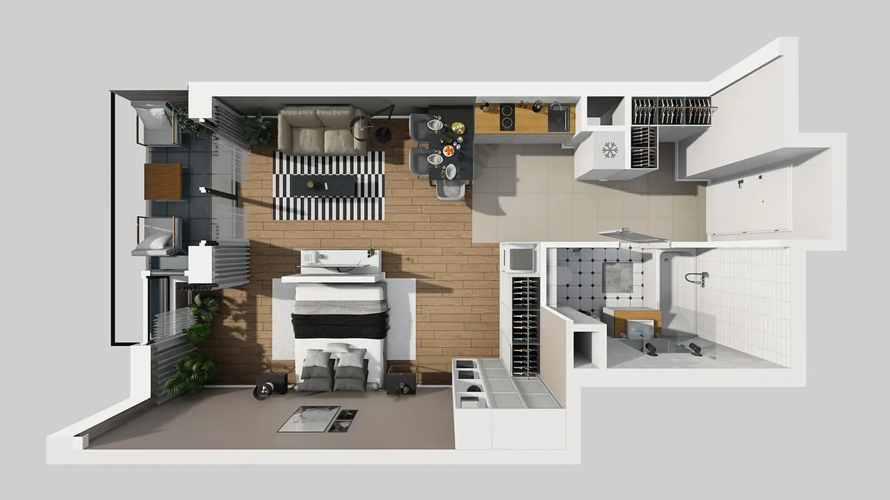 Лот APARTAMENTY GRZYBOWSKA 11_1_1_A_MK_150 — Grzybowska 11