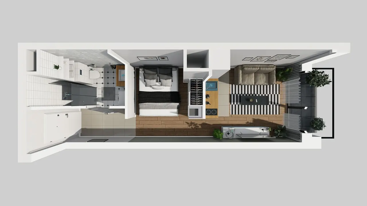Лот APARTAMENTY GRZYBOWSKA 11_1_1_A_MK_164 — Grzybowska 11