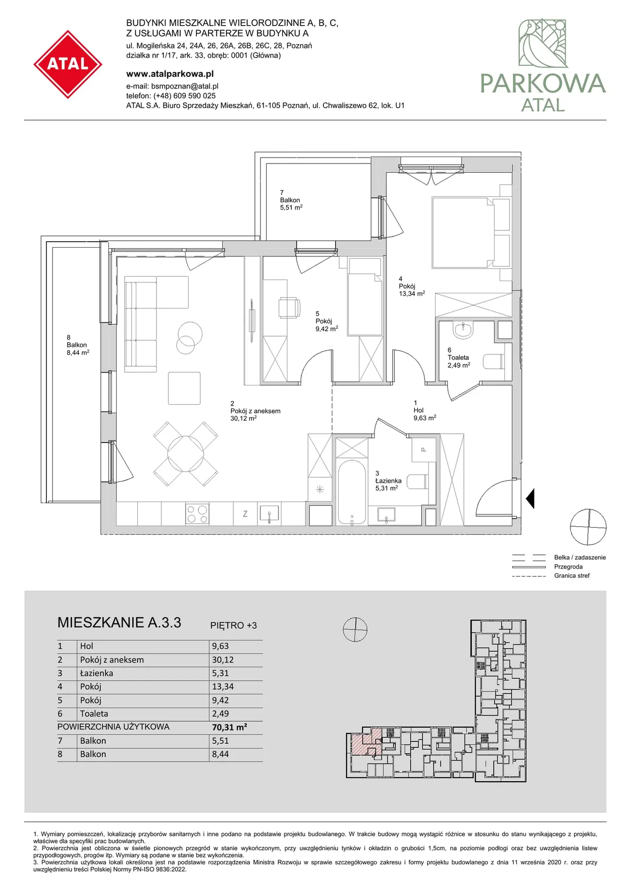 Лот A.3.3 — Mogileńska 24, 26 i 28