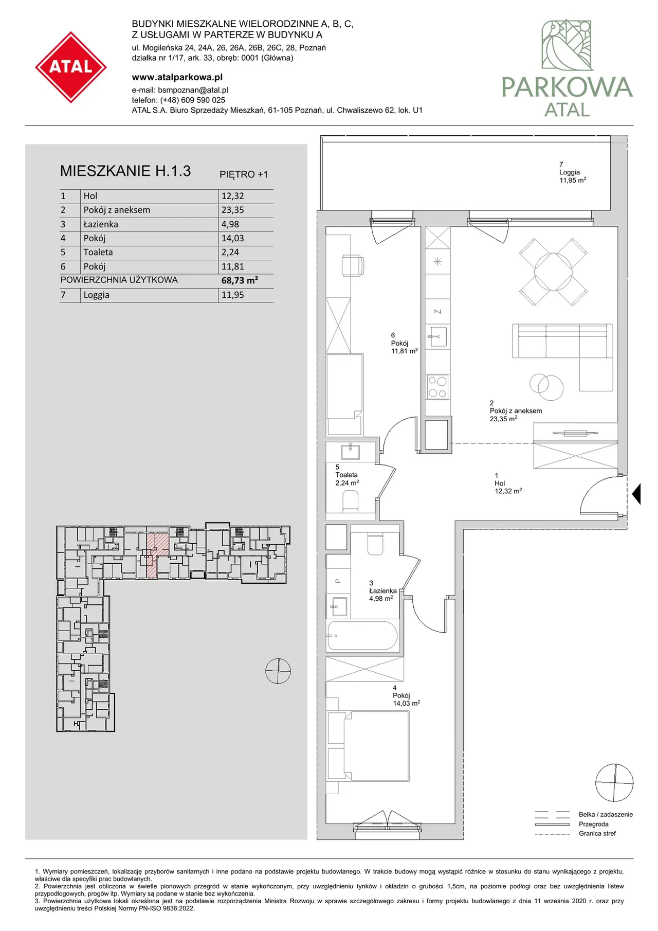 Лот H.1.3 — Mogileńska 24, 26 i 28