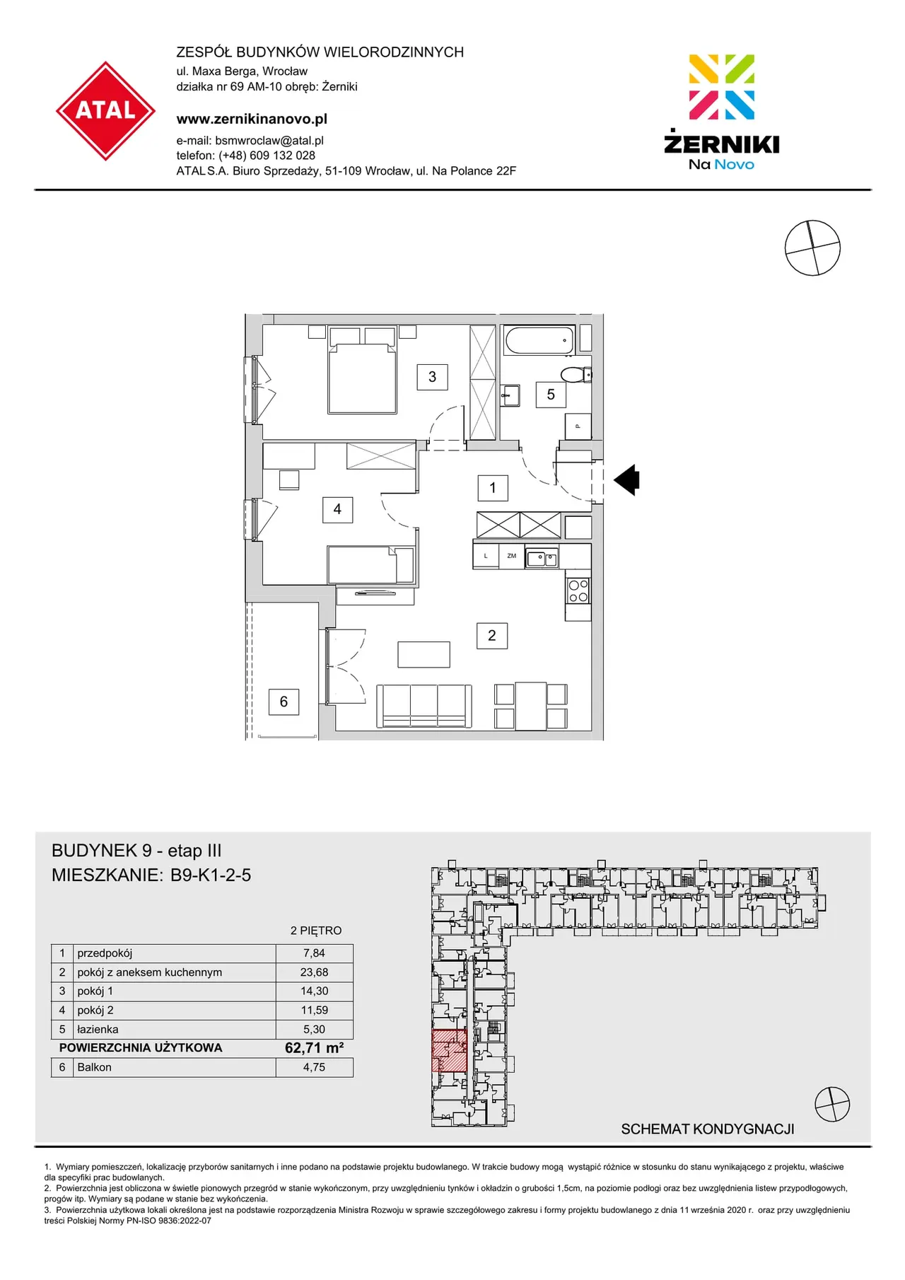 Лот B9-K1-2-5 — W. Lipińskiego oraz M. Berga