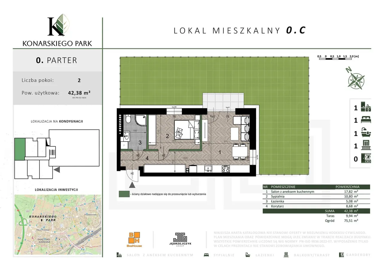 Лот 0.C — ul. Konarskiego dz. nr ew.: 17/10, 27, 28 obr. 0003