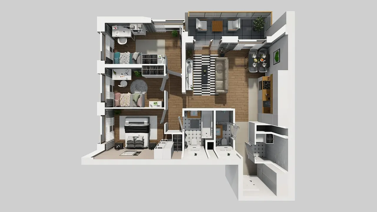 Unit APARTAMENTY METRO WILANOWSKA_1_1_A_MK_198 — APARTAMENTY METRO WILANOWSKA