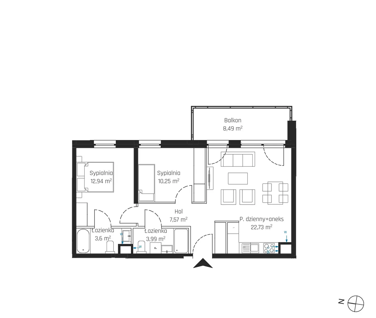 Лот 5M08 — Nadmotławie Apartments