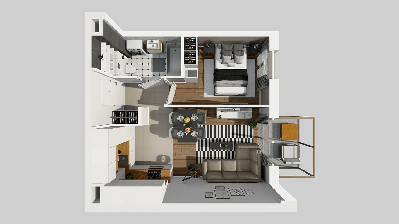 Лот APARTAMENTY KAMIEŃSKIEGO_1_1_A_MK_27 — APARTAMENTY KAMIEŃSKIEGO