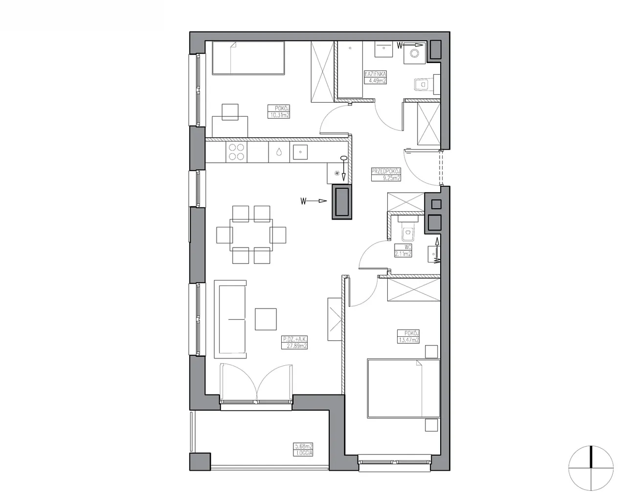 Лот KR5/B/6/2 — Apartamenty Krakowska