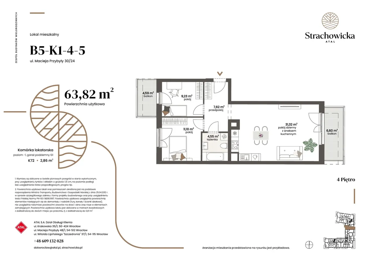 Unit B5-K1-4-5 — Strachowicka 40