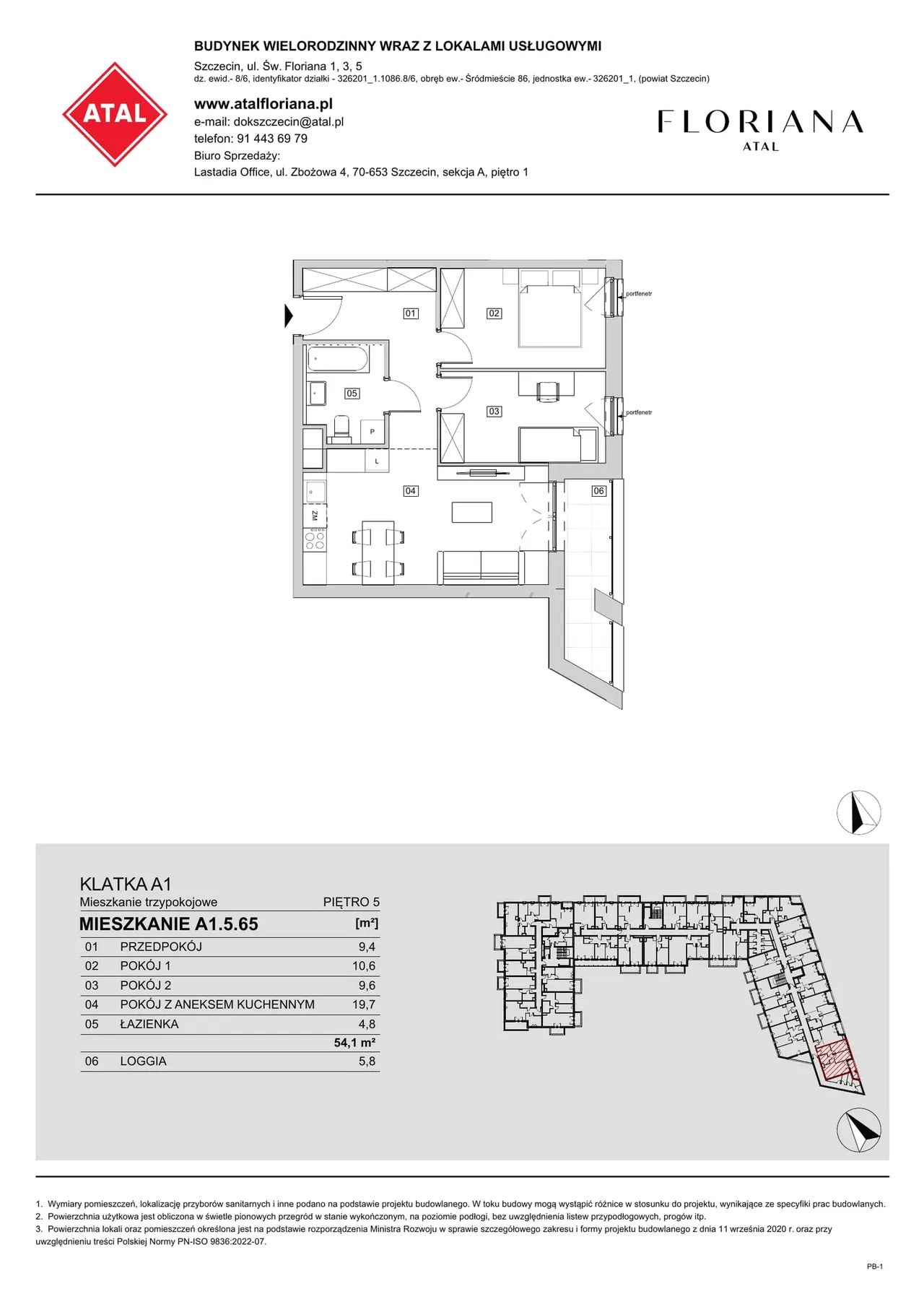 Unit A1.5.65 — św Floriana 1, 3, 5