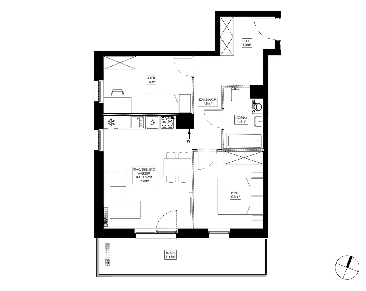 Unit OK5/E/1/7 — Osiedle Kameralne